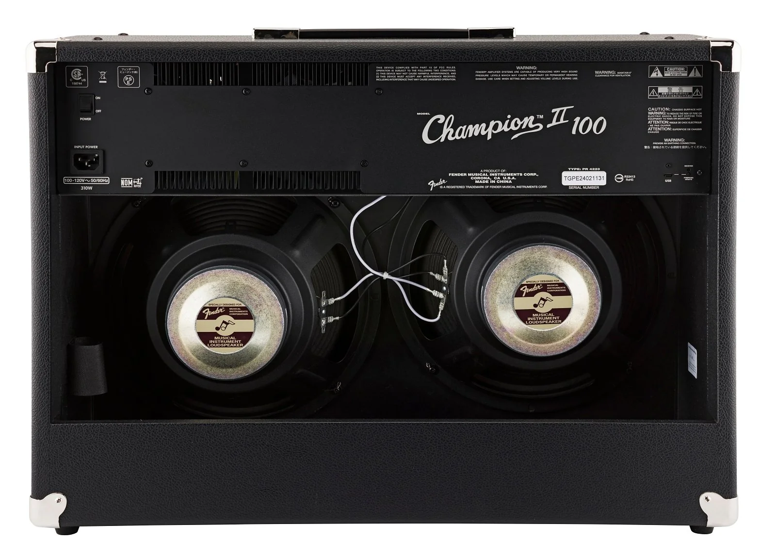Amplificador Fender Champion Ii 100 2330900000 Para Guitarra Electrica - Image 2