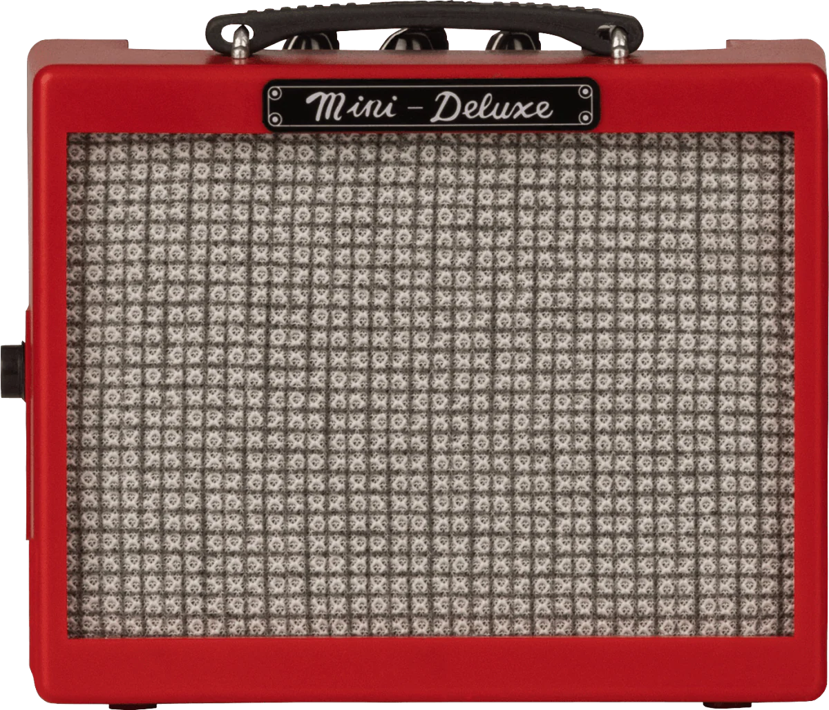 Amplificador Fender Mini Deluxe Rojo 0234810009 para Guitarra Electrica