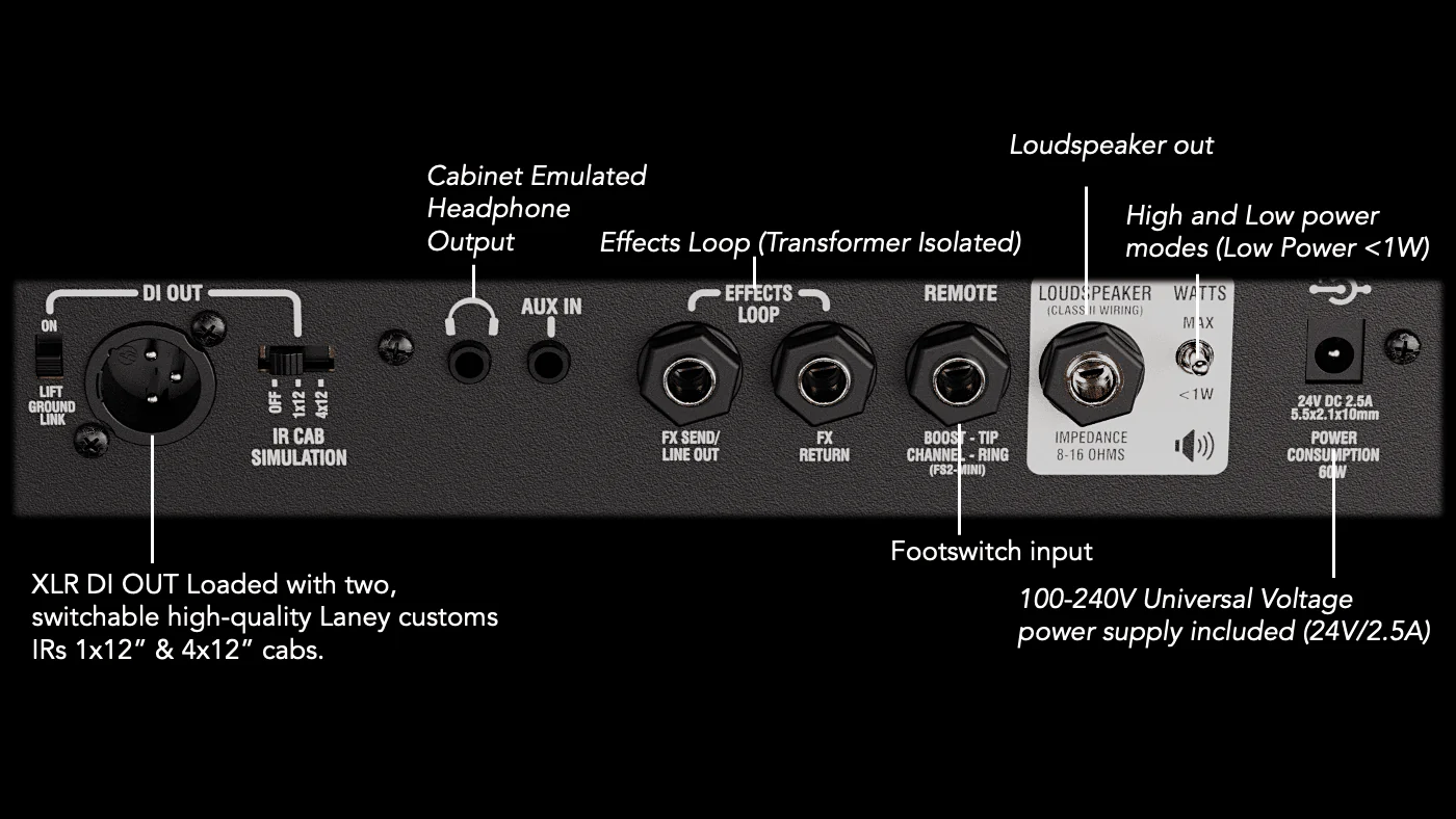 Amplificador Laney Guitarra Electrica IRF-DUALTOP - Image 3