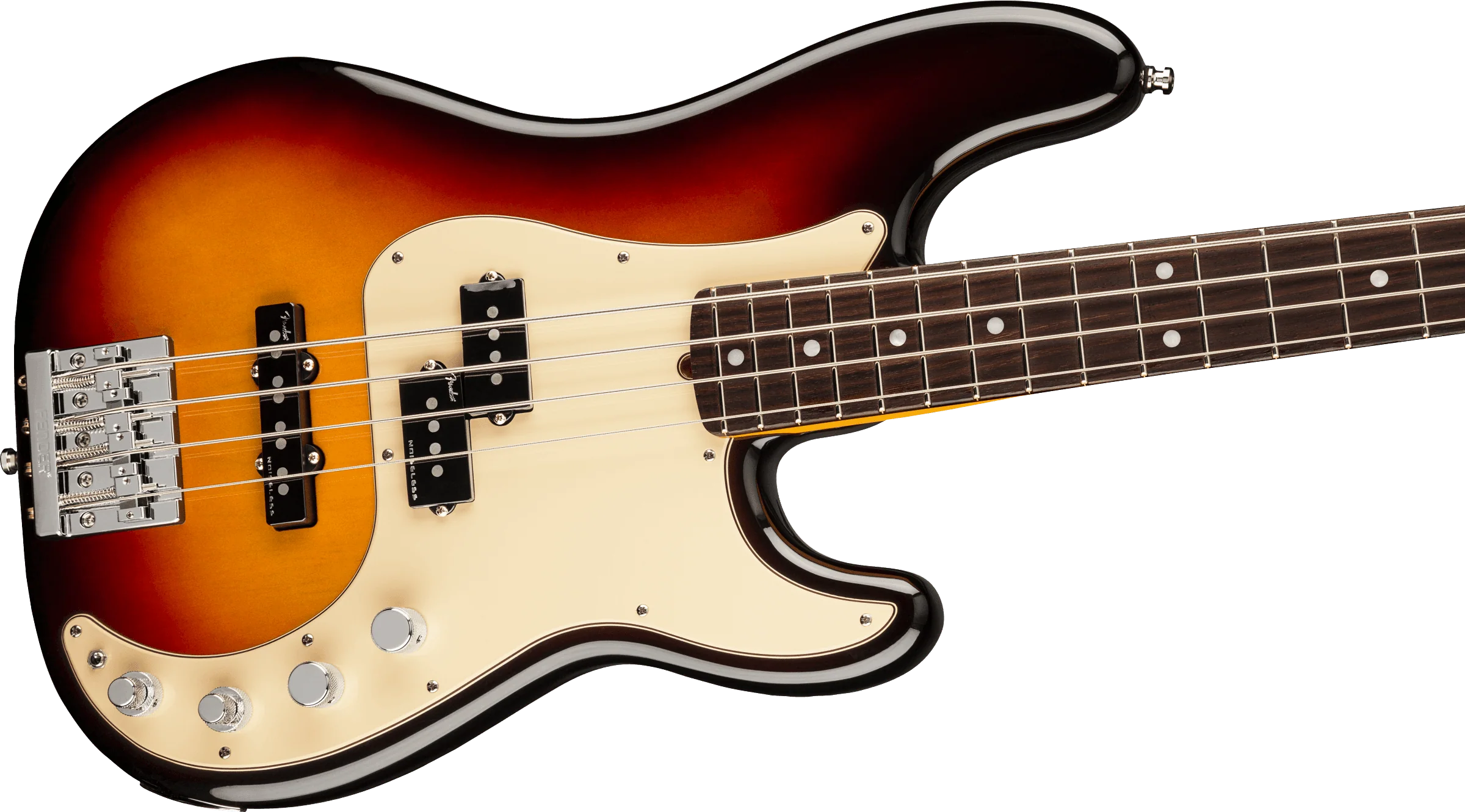 Bajo Electrico Fender American Ultra Precision Bass®, diapasón de palisandro, Ultraburst 0199010712
