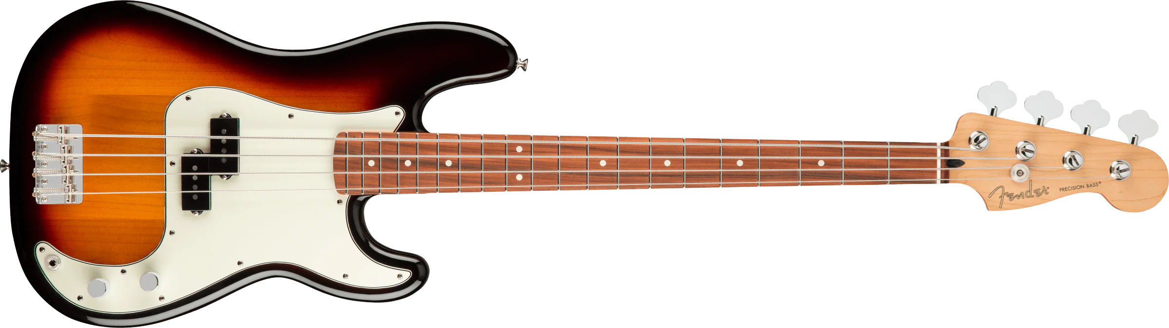 Bajo Electrico Fender Player Precision Bass®, diapasón de Pau Ferro, Sunburst de 3 colores 0149803500