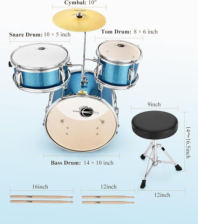 Bateria Acustica Donner Eb0300 Eds-180Msb 3Pc - Image 3
