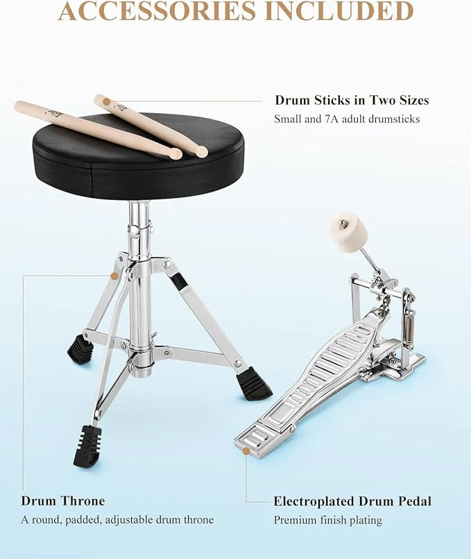 Bateria Acustica Donner Eb0300 Eds-180Msb 3Pc - Image 4