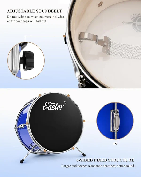 Bateria Acustica Donner Eb0301 Eds-180Be  3Pc - Image 2