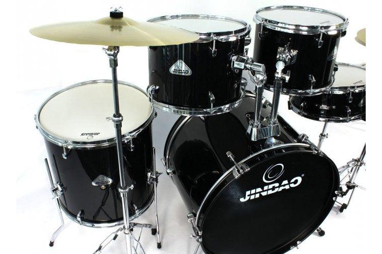 Bateria Jinbao Jbp1601a Atriles Negros Negra - Image 4
