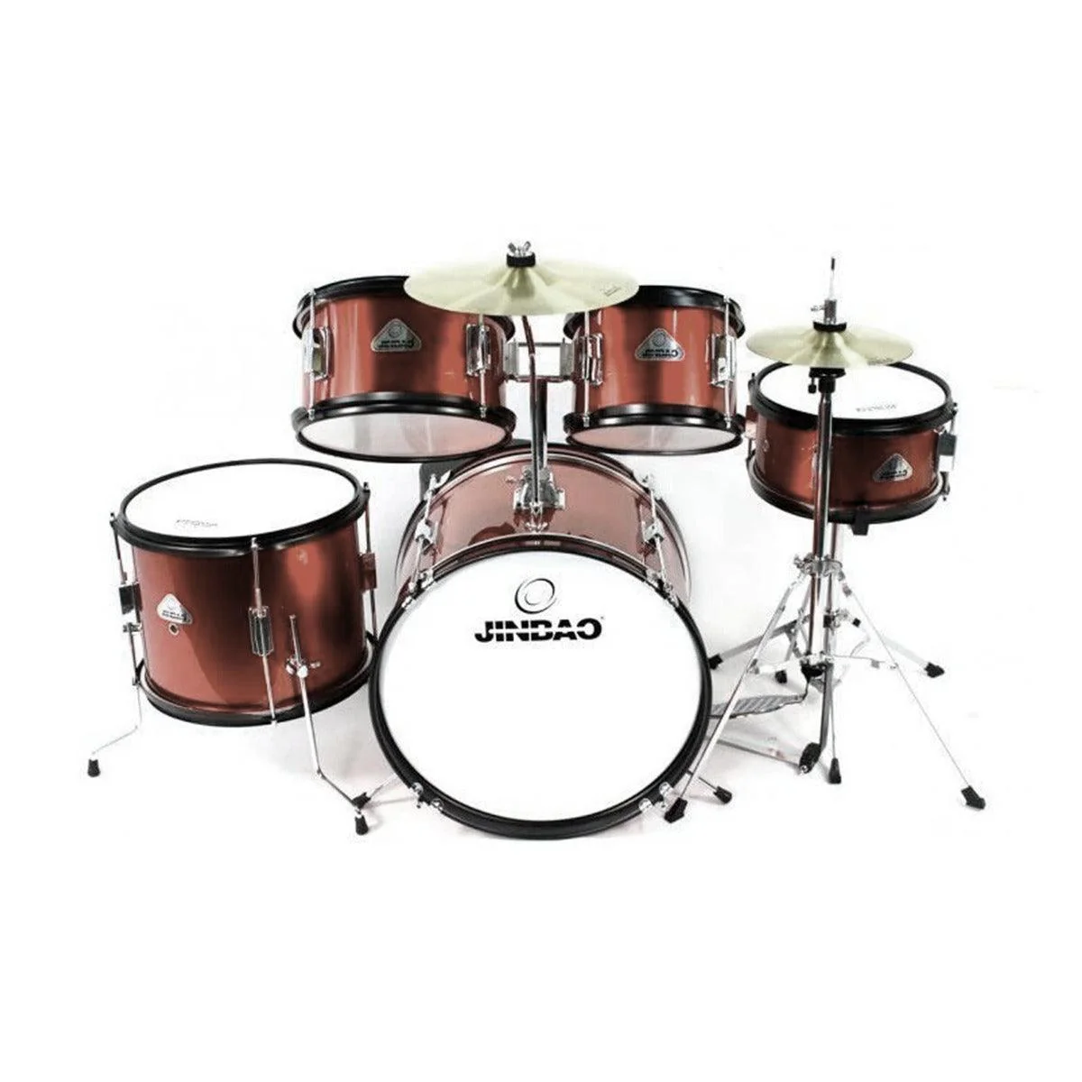 Bateria Jinbao Junior Jbj-104-6 Silla+pl Vinotinto