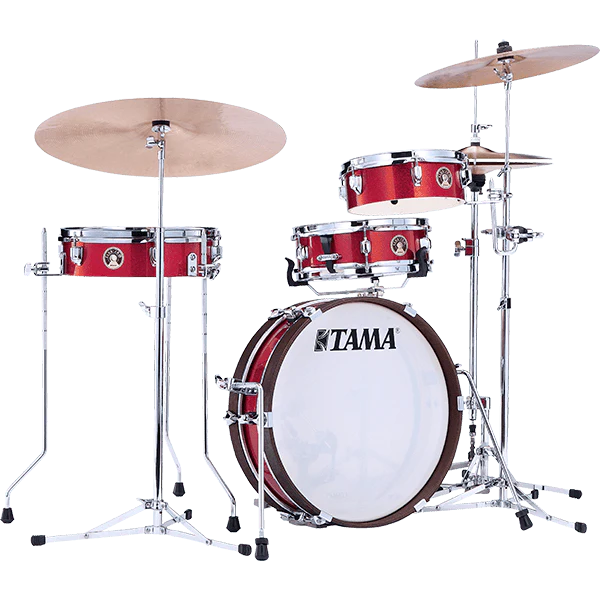 Bateria Tama club Jam LJK48P-BRM 4 PC Roja Quemada