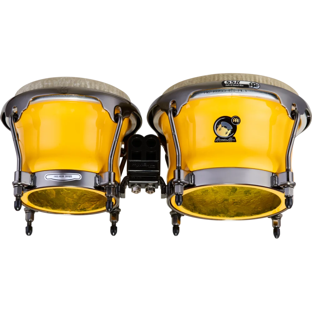 Bongo Meinl AA400SY Alexandra Alban Sunrise Yellow 7"+ 8 1/2" - Image 4