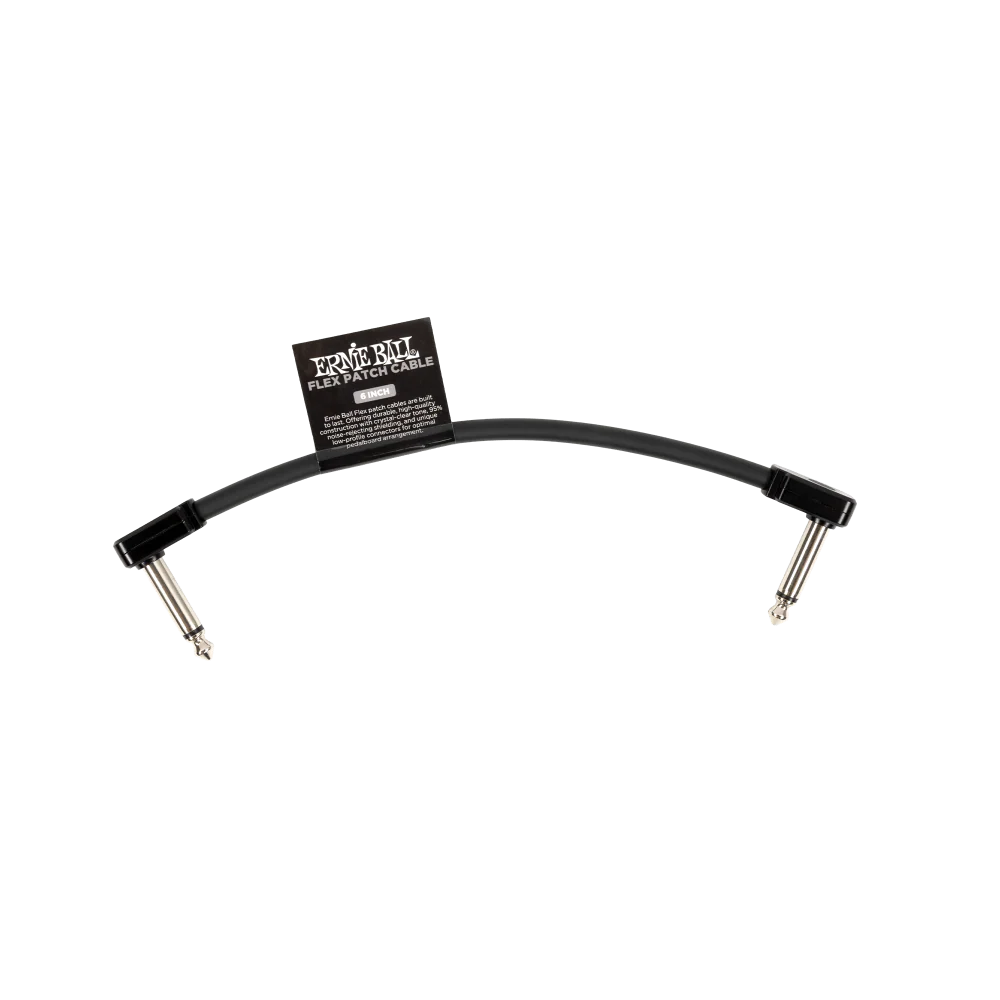 Cable Ernie Ball 6in P06439 Flexible Negro
