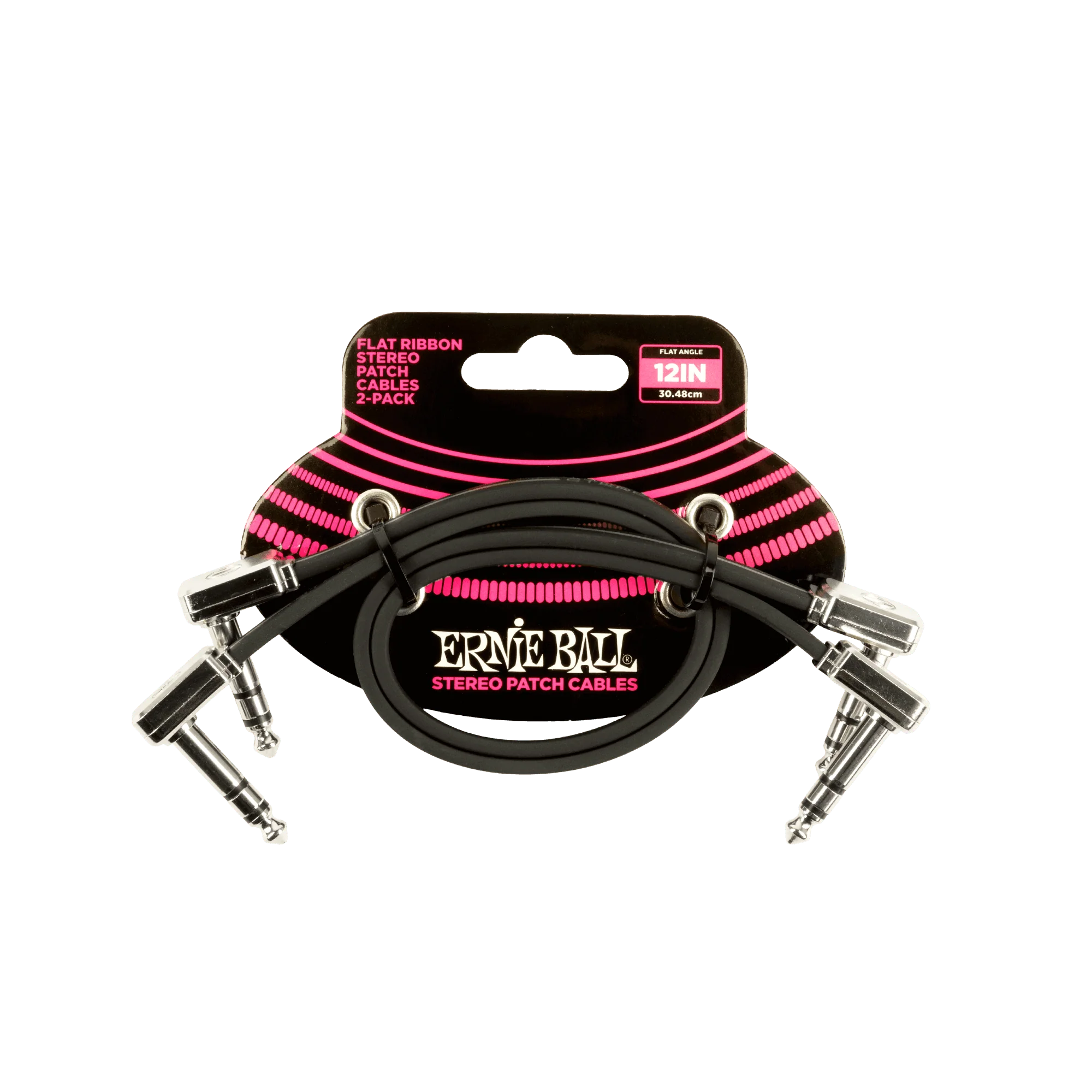 Cable Ernie Ball De Conexion Estereo- Paquete De 2 Unidades