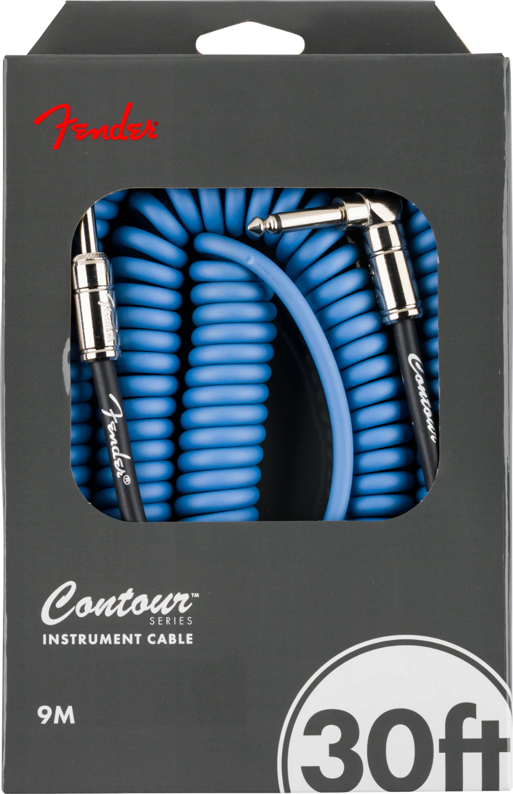 Cable Fender Contour Espiral 9 Metros 30ft Azul 0990573002