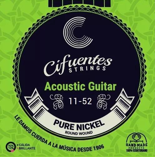 Encordado Cifuentes Guitarra Acustica Jd11 Pn 11 52