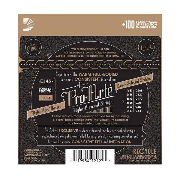 Encordado D Addario Proarte Guit Acust Ej46 Nylon - Image 2
