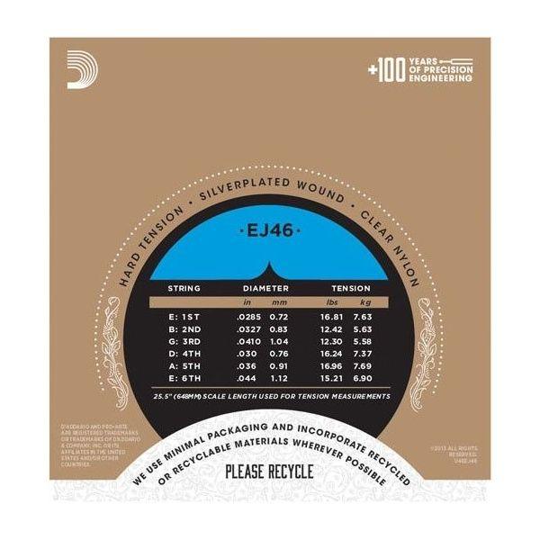 Encordado D Addario Proarte Guit Acust Ej46 Nylon - Image 3