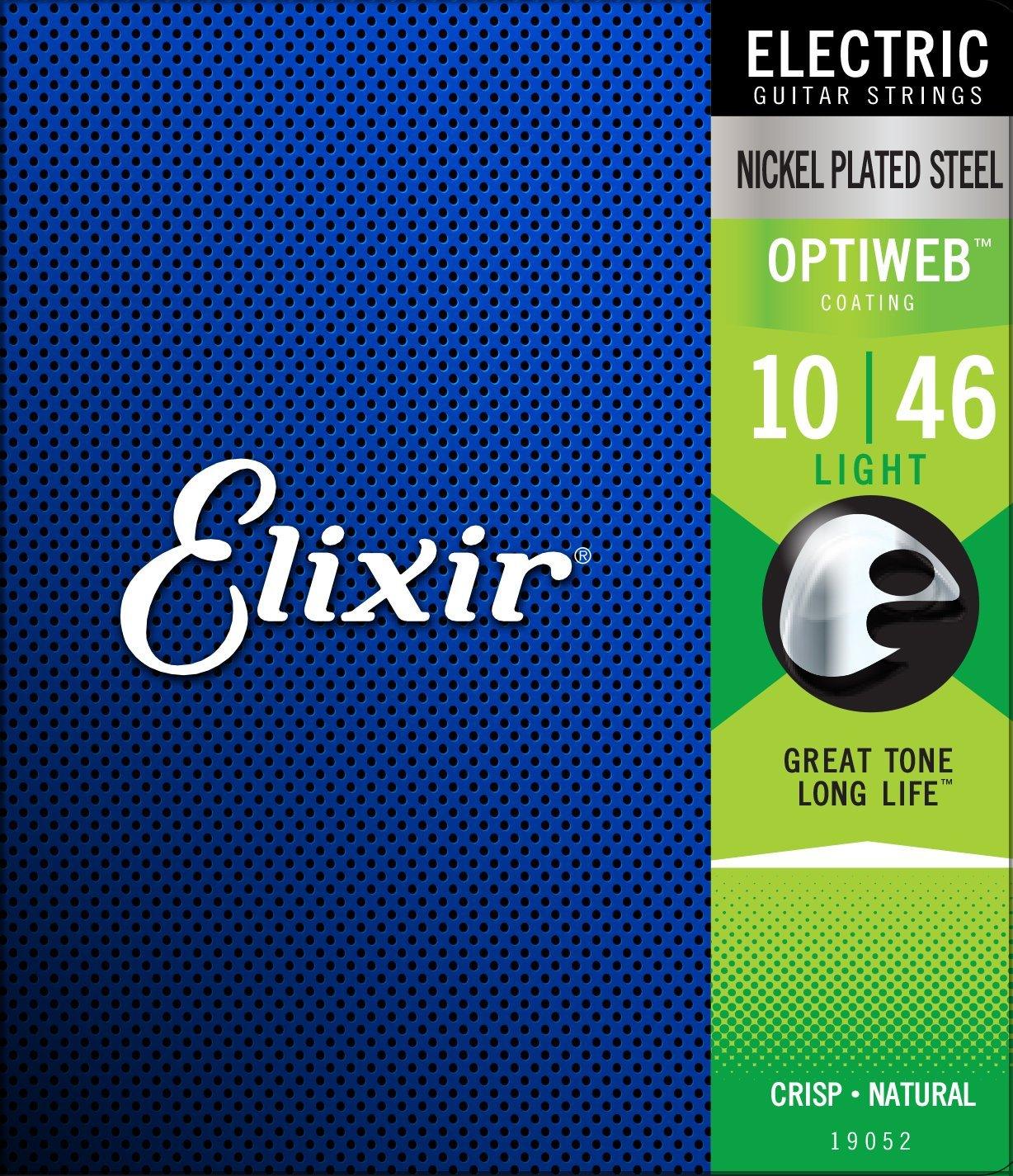 Encordado Elixir Optiweb Guitarra Electrica 19052 10 46 Light