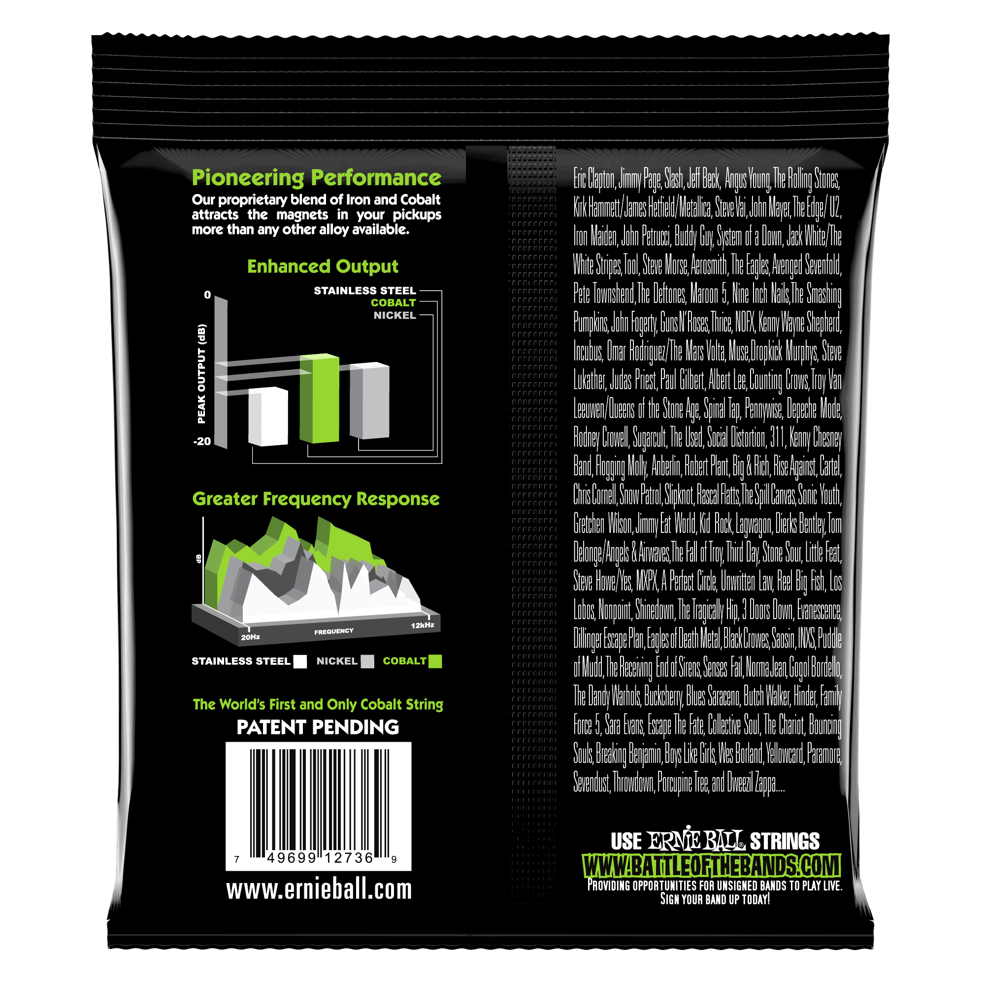 Encordado Ernie Ball Bajo Electrico 2736 45-130 5 Cuerdas - Image 2