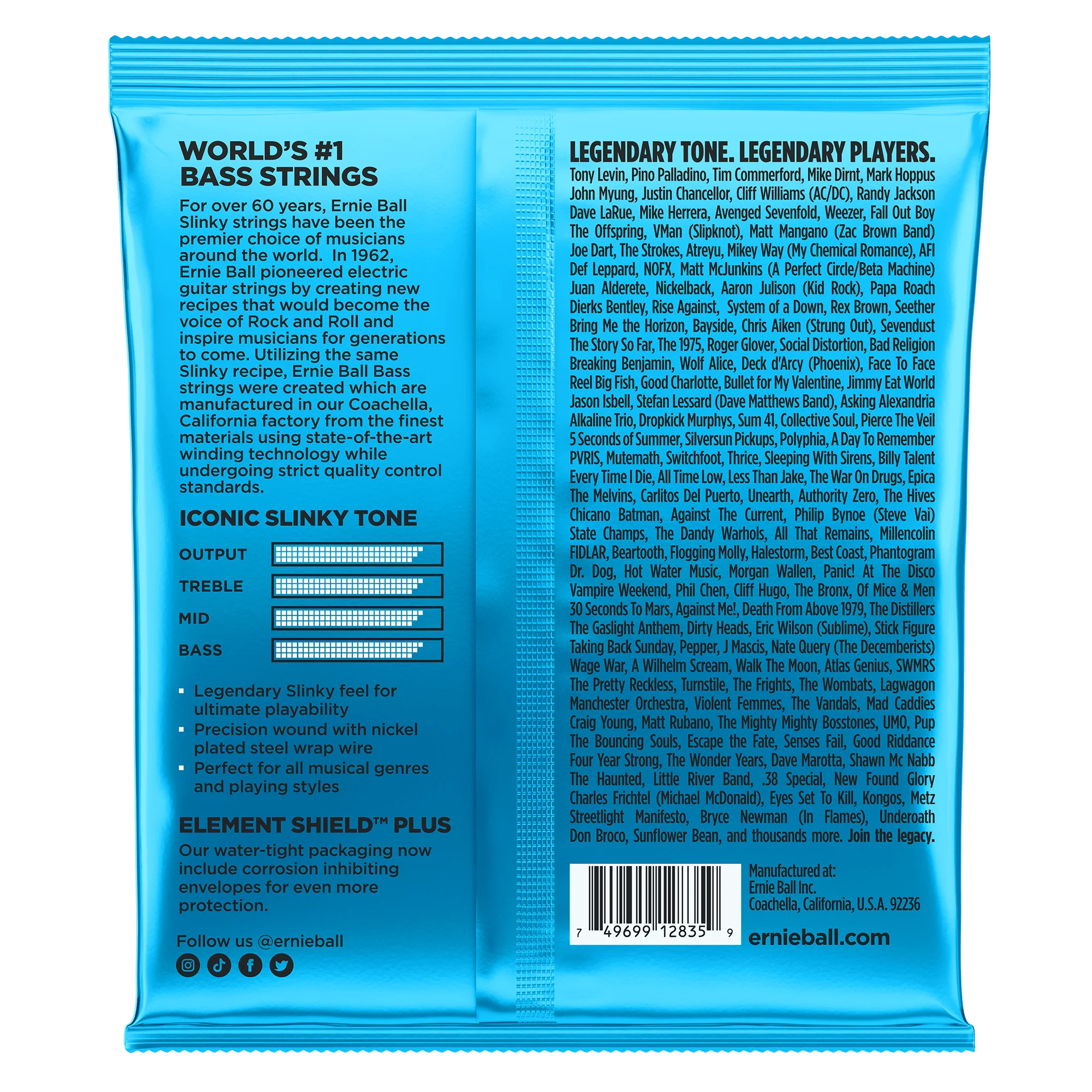 Encordado Ernie Ball Bajo Electrico 2835 40-95 - Image 2