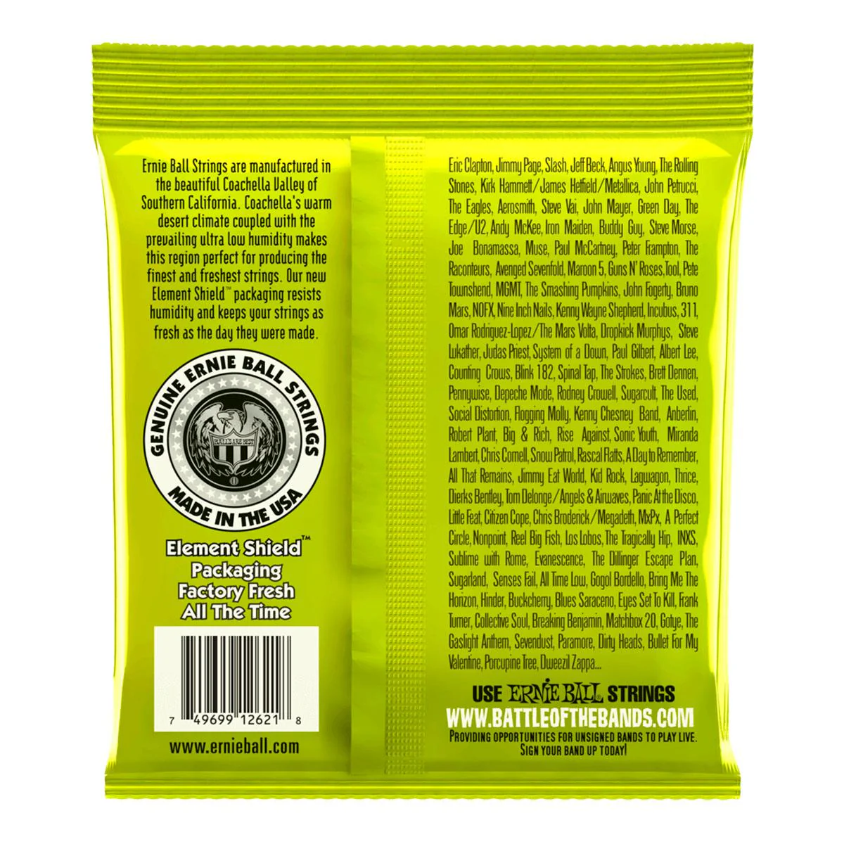 Encordado Ernie Ball Guitarra Electrica 2621 7 Cuerdas 10 56 - Image 2
