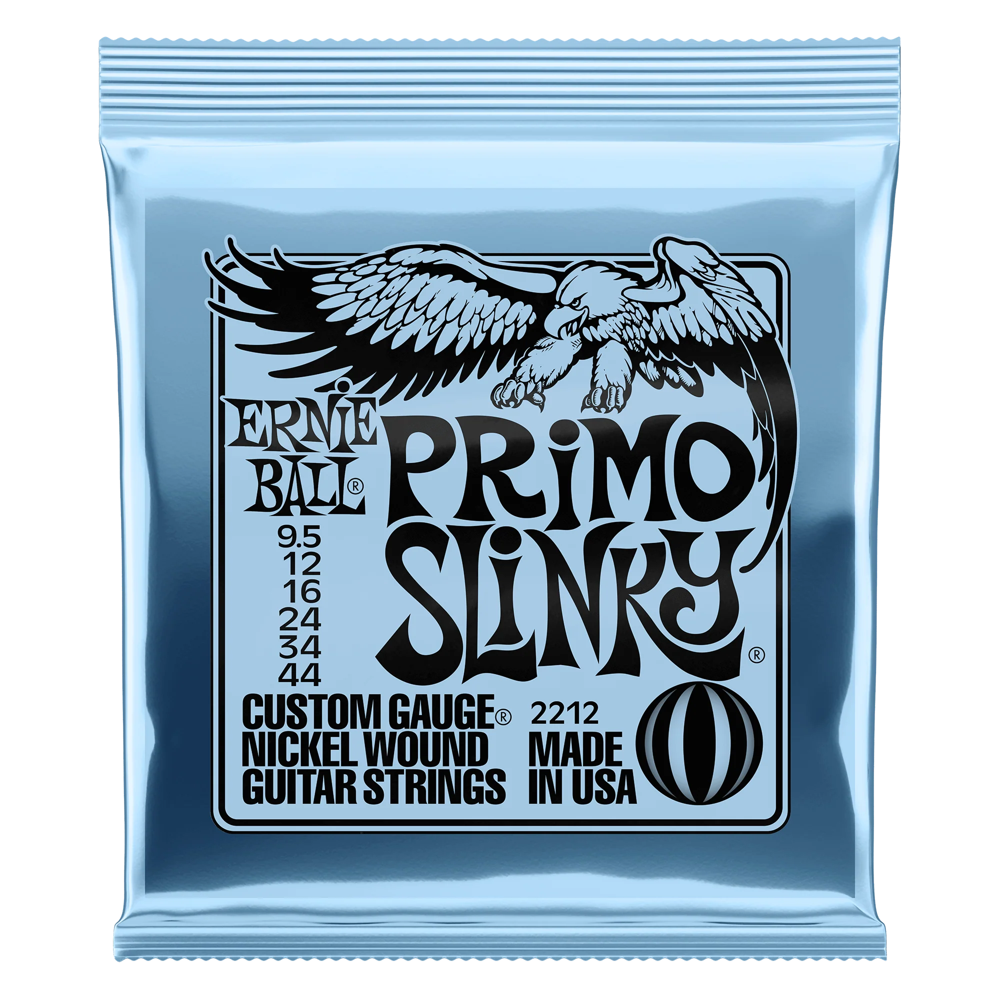 Encordado Ernie Ball Guitarra Electrica 2212 9.5-44
