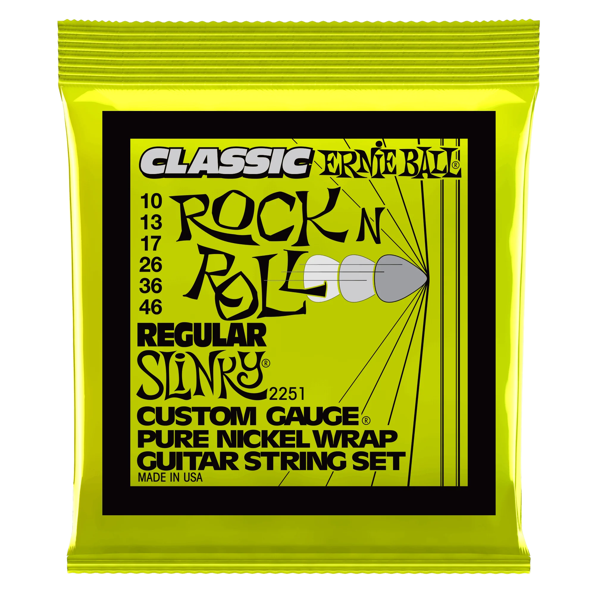 Encordado Ernie Ball Guitarra Electrica 2251 10-46
