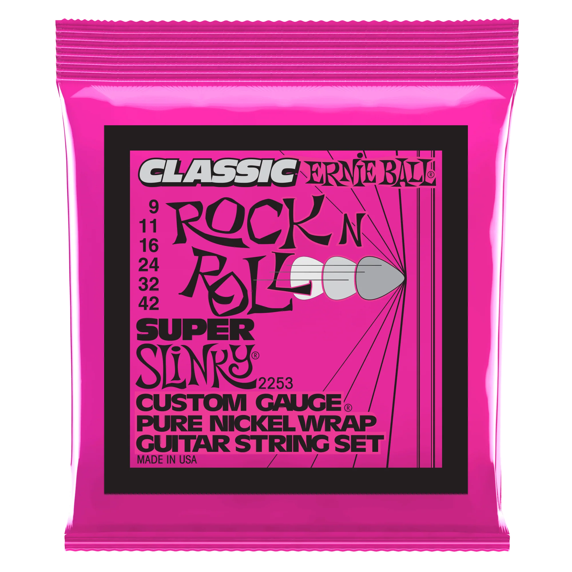 Encordado Ernie Ball Guitarra Electrica 2253 9-42