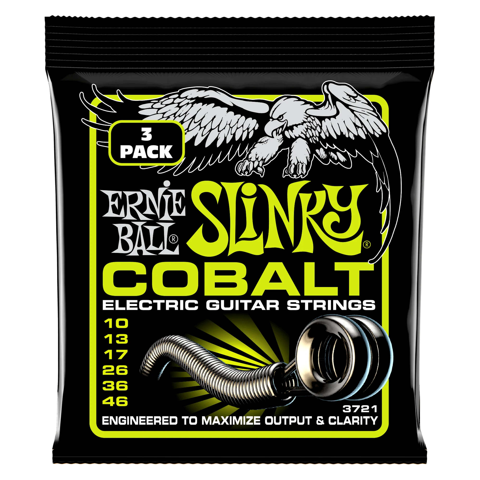 Encordado Ernie Ball Guitarra Electrica 3721 10-46 x3
