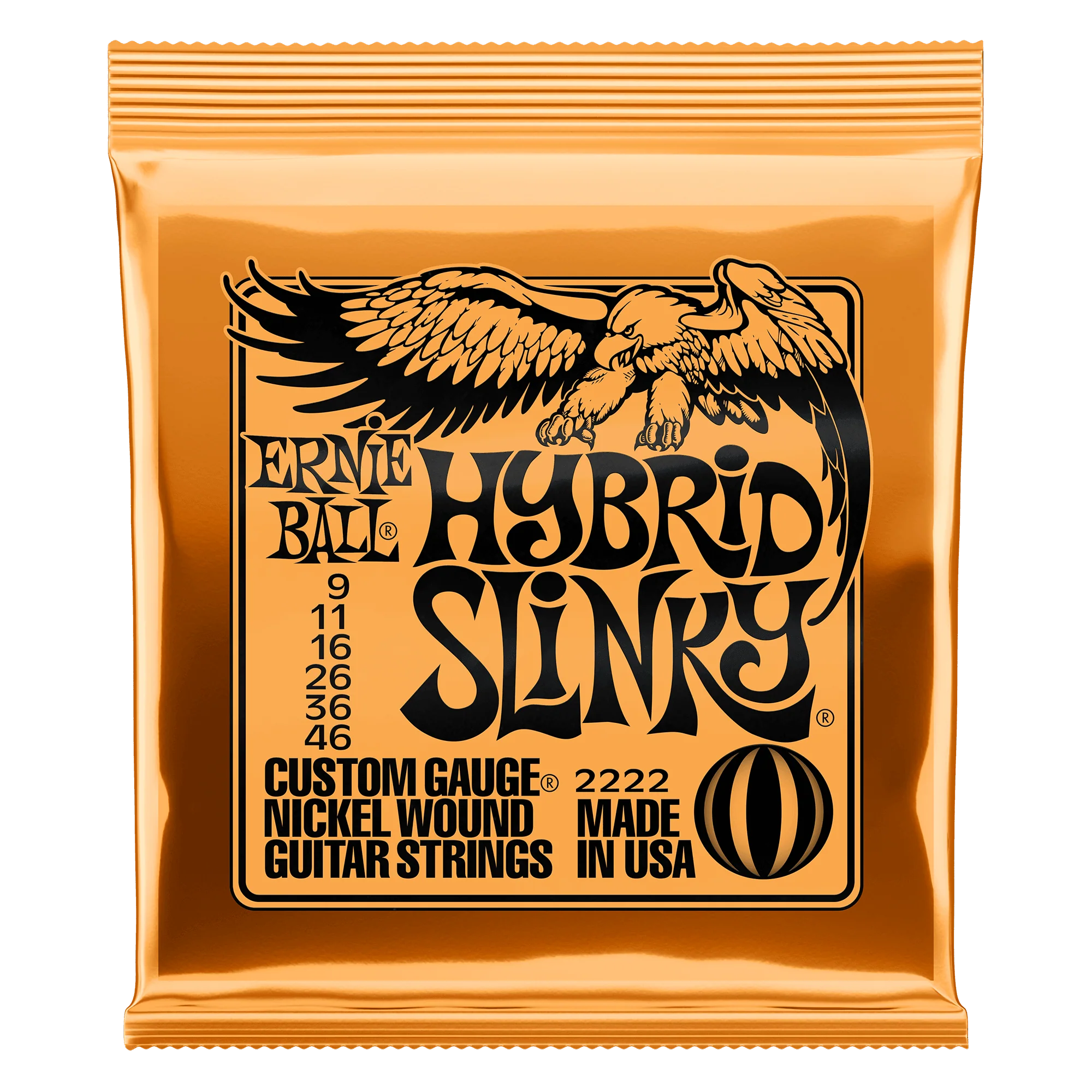 Encordado Ernie Ball Guitarra Electrica 2222 9-46