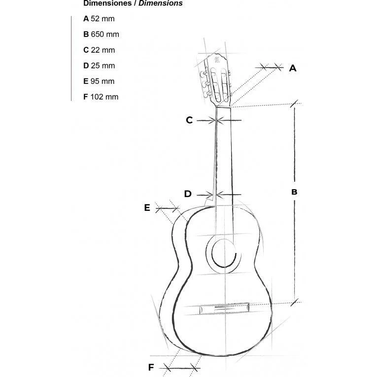 Guitarra Acustica Alhambra 6 Olivo/Estu Semiduro - Image 10