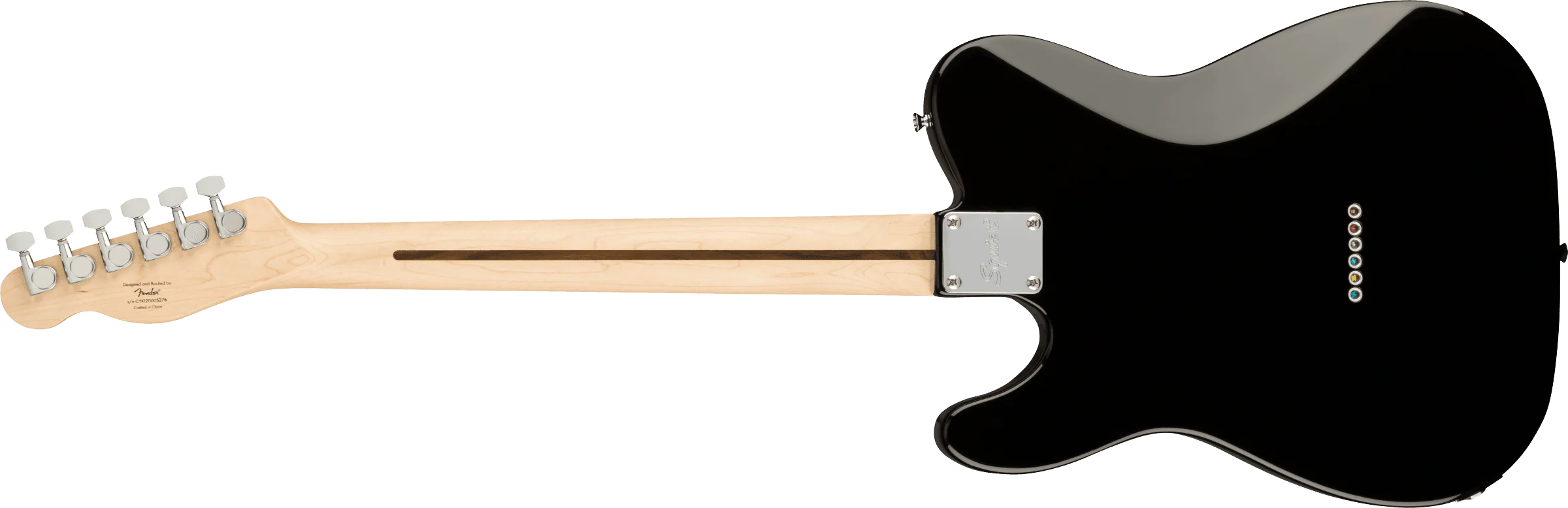 Guitarra Electrica Fender Squier Affinity Series™ Telecaster® Deluxe, diapasón de arce, golpeador negro, negro 0378253506 - Image 3