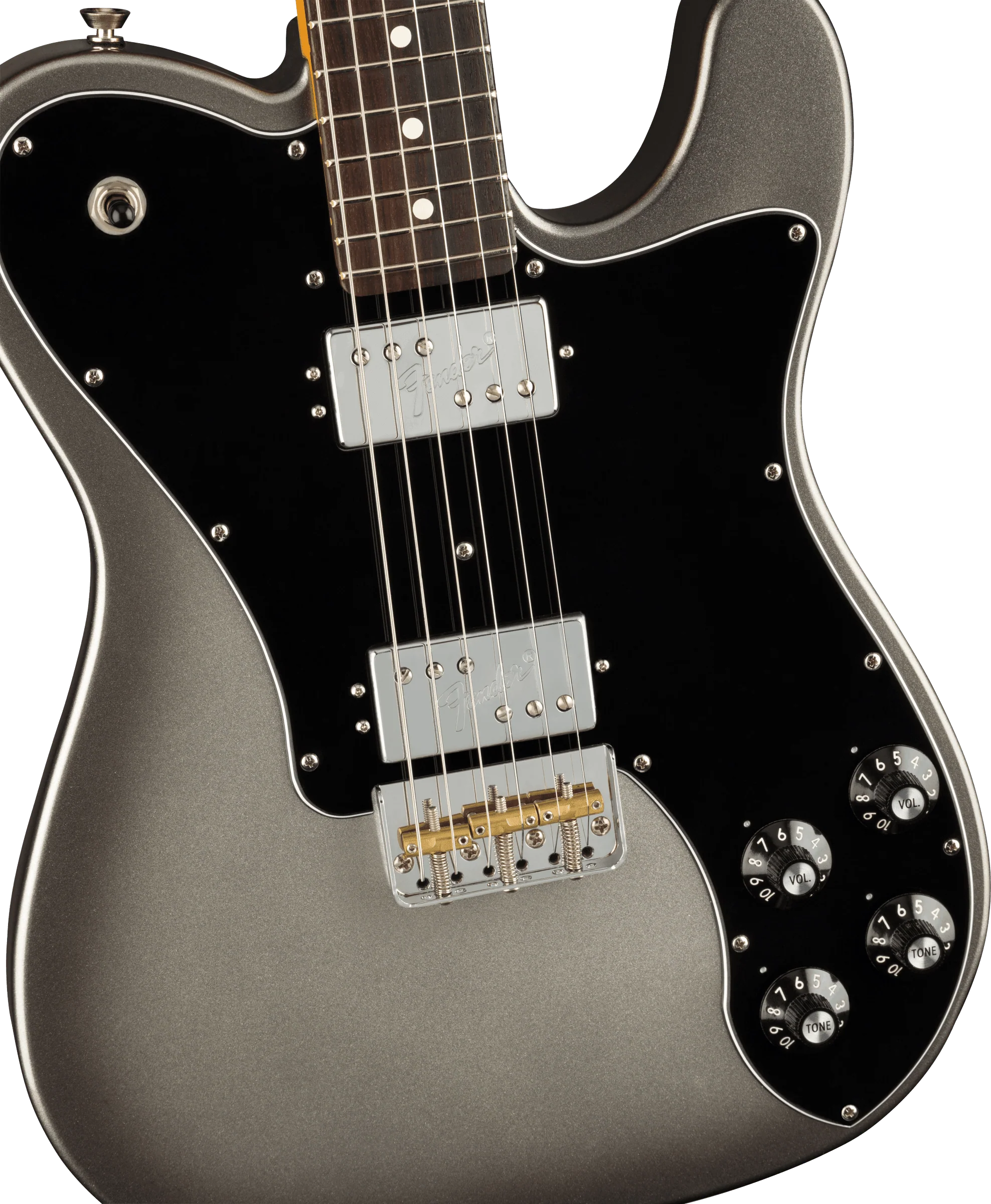 Guitarra Electrica Fender American Professional II Telecaster® Deluxe, diapasón de palisandro, mercurio 0113960755 - Image 2