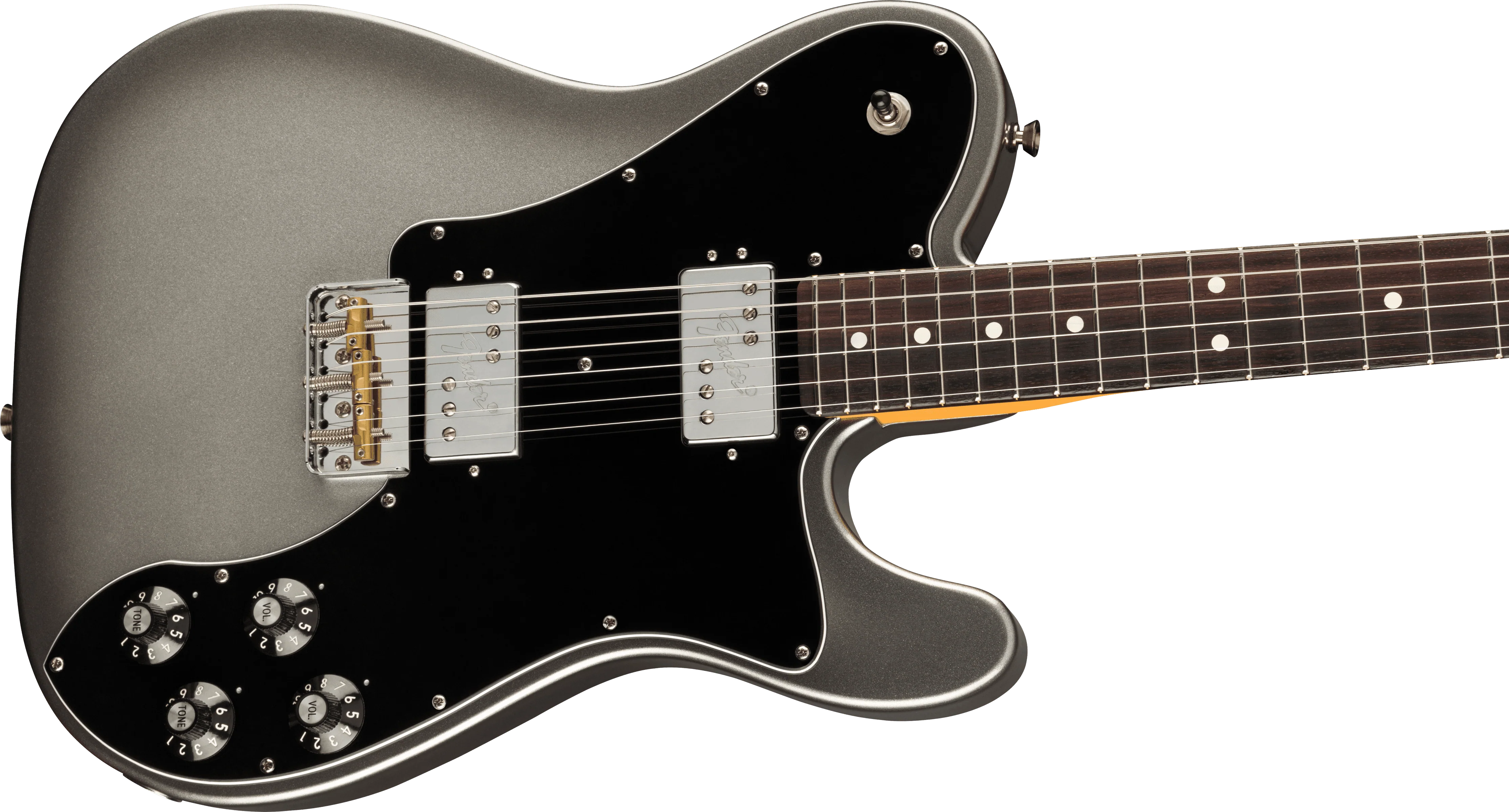 Guitarra Electrica Fender American Professional II Telecaster® Deluxe, diapasón de palisandro, mercurio 0113960755 - Image 4