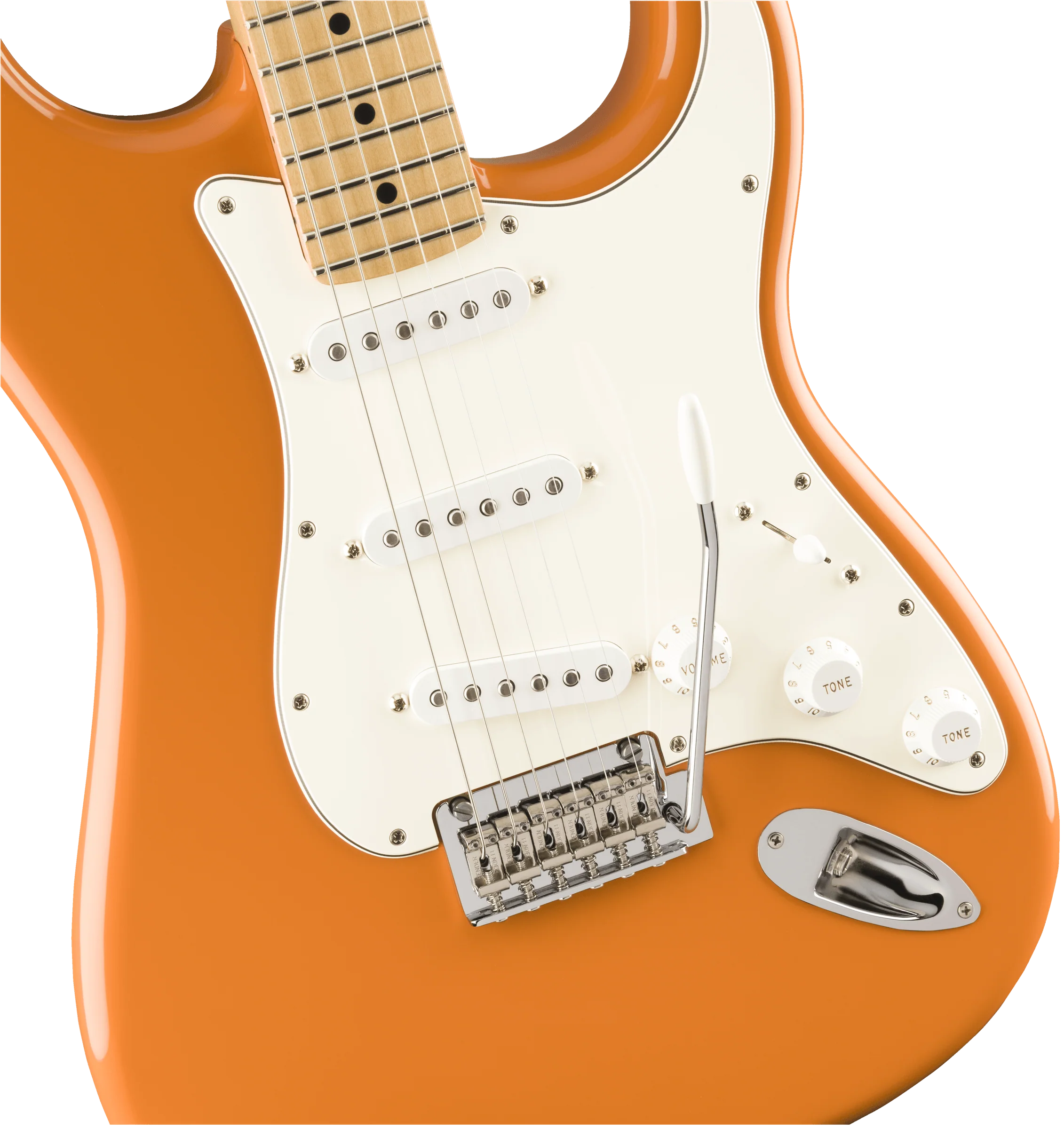 Guitarra Electrica Fender Player Stratocaster®, diapasón de arce, naranja capri 0144502582 - Image 2