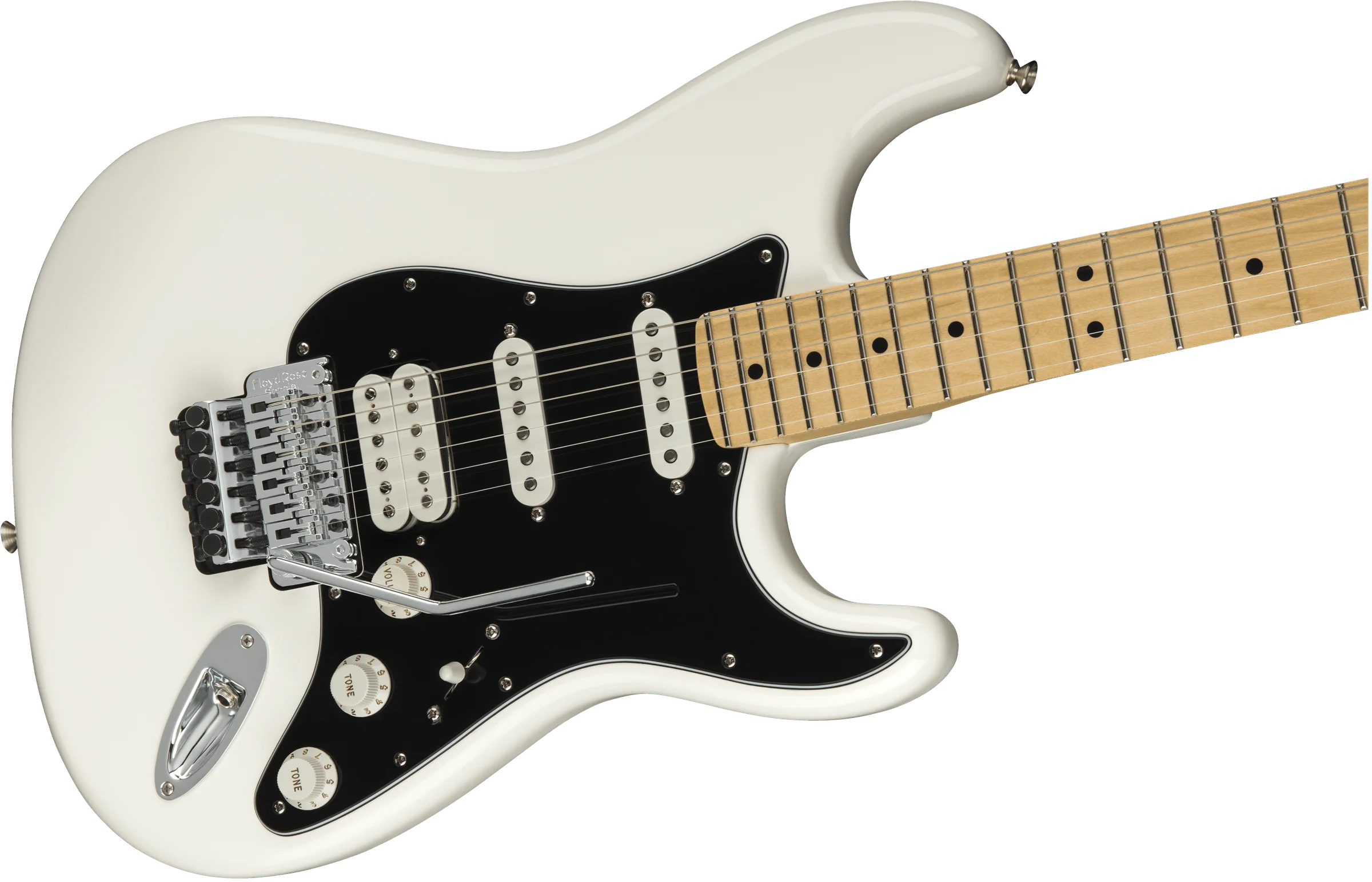 Guitarra Electrica Fender Player Stratocaster® con Floyd Rose®, diapasón de arce, blanco polar1149402515 - Image 2
