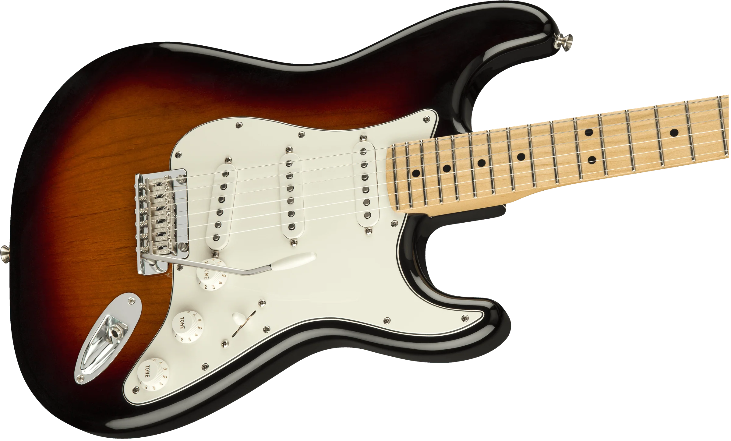 Guitarra Electrica Fender Player Stratocaster®, diapasón de arce, rayos de sol de 3 colores 0144502500 - Image 2