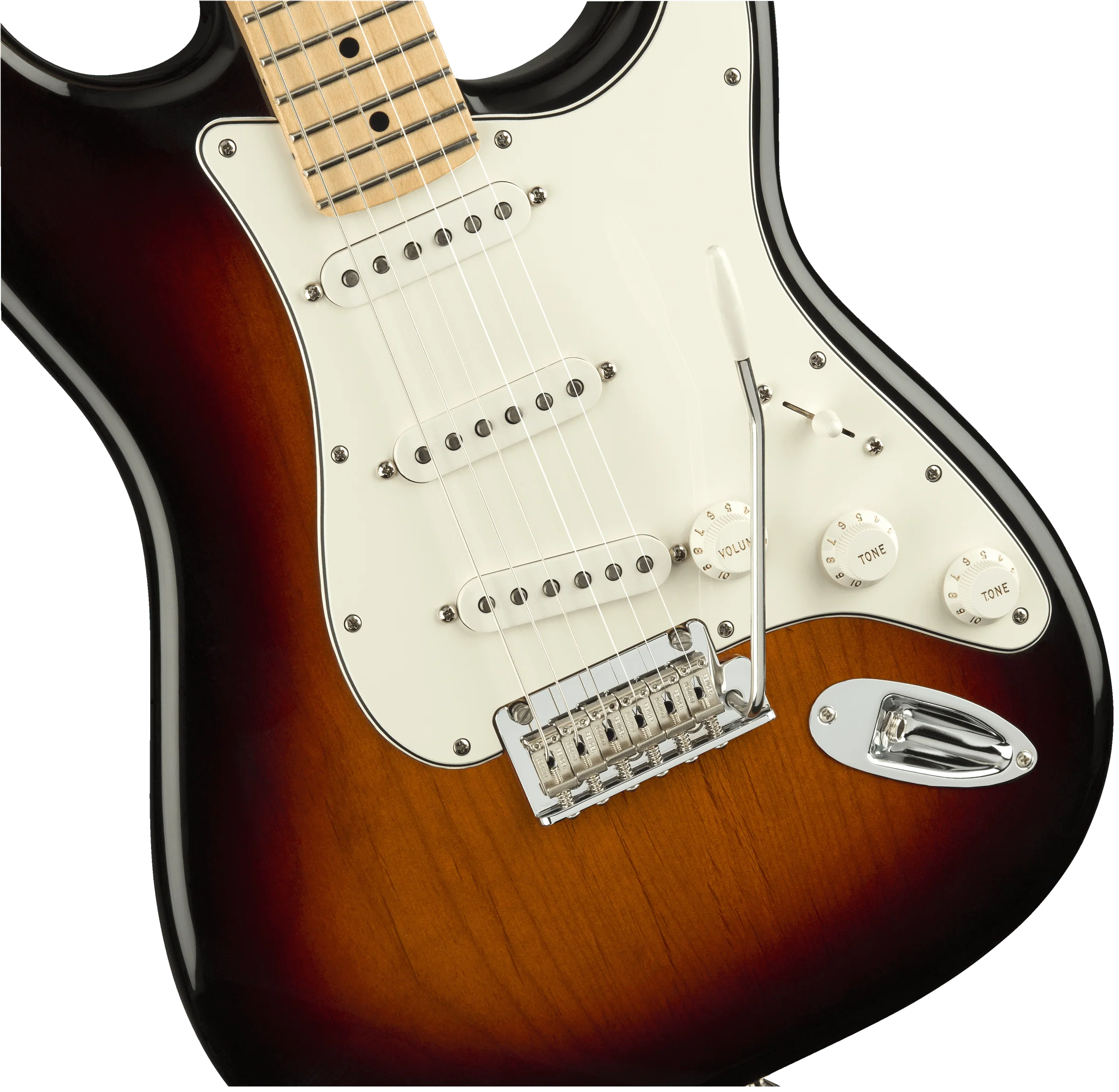 Guitarra Electrica Fender Player Stratocaster®, diapasón de arce, rayos de sol de 3 colores 0144502500 - Image 4