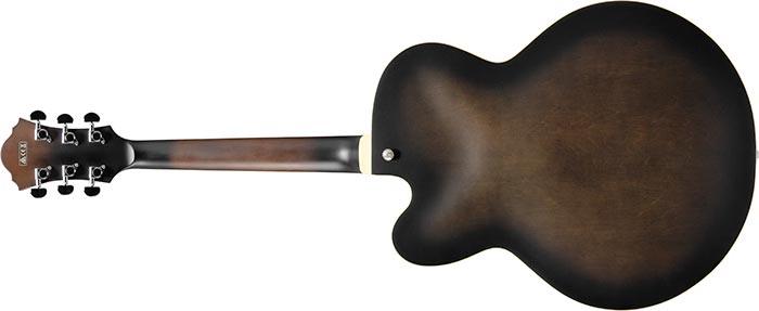 Guitarra Electrica Ibanez Hollow Body Af55-transparent Black Flat - Image 3