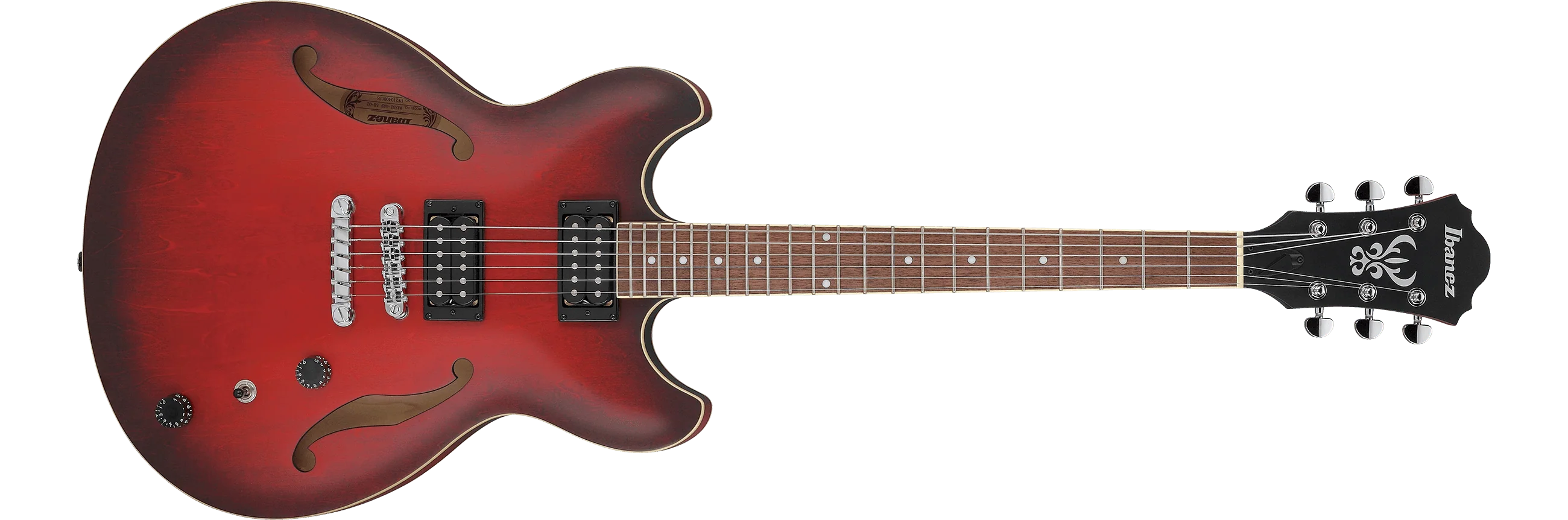 Guitarra Electrica Ibanez Hollow Body As53-sunburst Red Flat