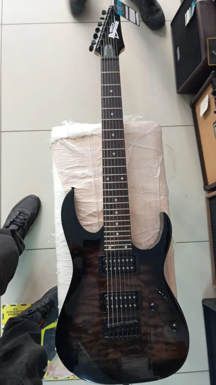 GUITARRA ELEC IBANEZ GRG7221QA-TKS