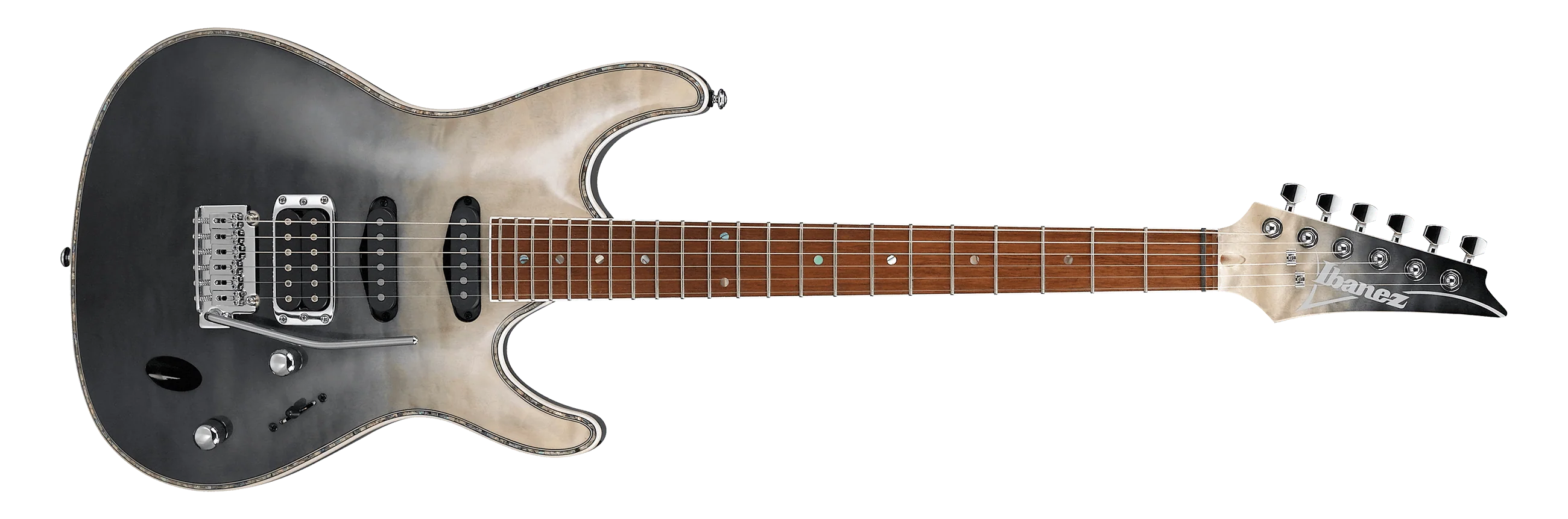 Guitarra Electrica Ibanez Sa360nqm-black Mirage Gradation