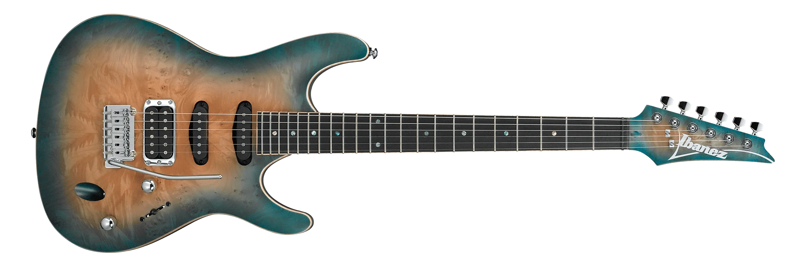Guitarra Electrica Ibanez Sa460mbw-sunset Blue Burst