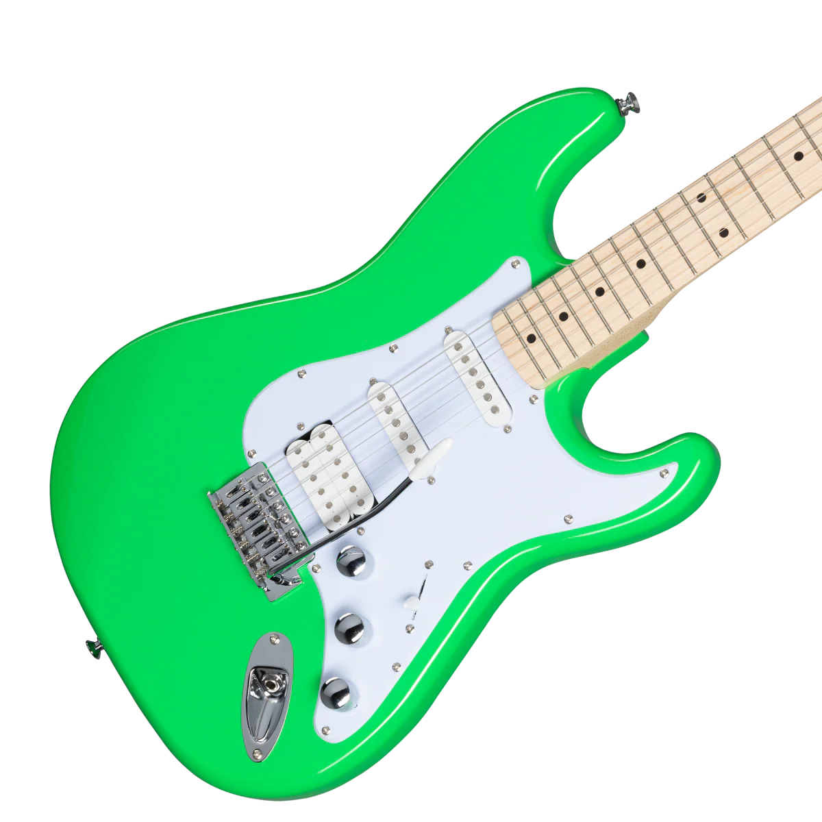 Guitarra Electrica Kramer Focus Kf21ngct1 Vt-211s Verde Neon - Image 3