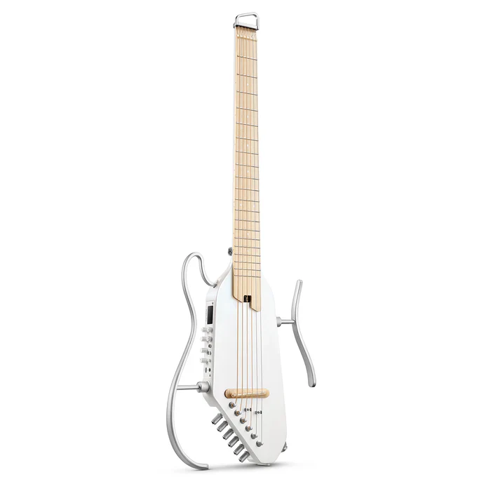 Guitarra Electrica Donner EC7450 Hush-X Pro White-Luxe