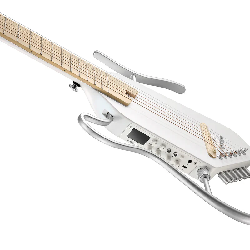 Guitarra Electrica Donner EC7450 Hush-X Pro White-Luxe - Image 4