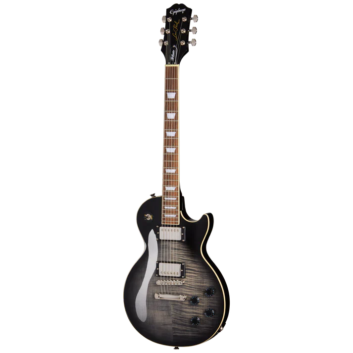 Guitarra Electrica Epiphone E1LPTPEBBNH1 Les Paul Tribute Plus Transparent Ebony - Image 2