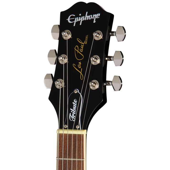 Guitarra Electrica Epiphone E1LPTPEBBNH1 Les Paul Tribute Plus Transparent Ebony - Image 5