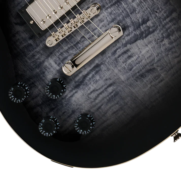 Guitarra Electrica Epiphone E1LPTPEBBNH1L Les Paul Tribute Plus Zurda Transparent Ebony - Image 8