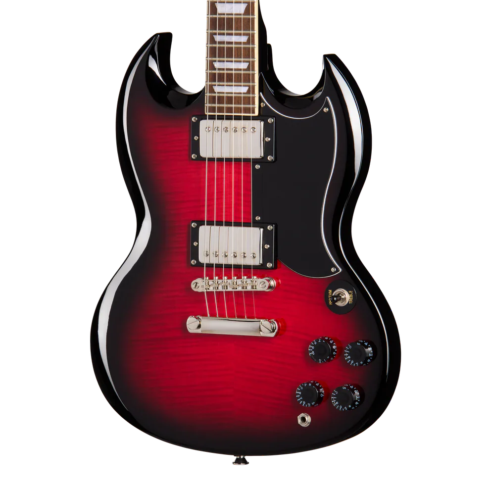 Guitarra Electrica Epiphone E1SGTPCBNH1 Sg Tribute Plus Cherry Bust