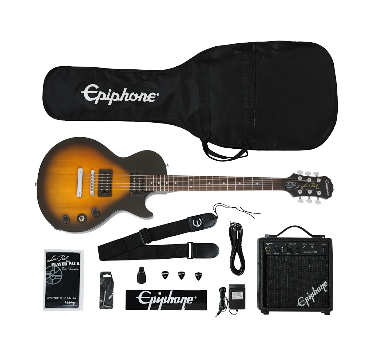 Guitarra Electrica Epiphone Egl1vsch1 Kit Les Paul Player Pack - Image 2