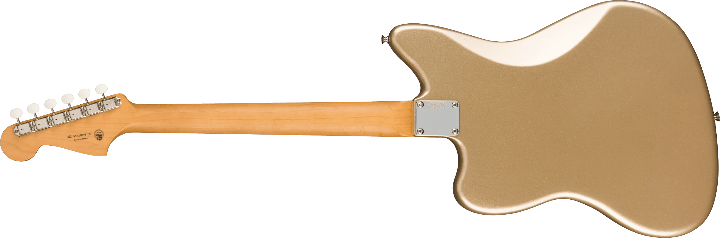 Guitarra Electrica Fender Jazzmaster Gold Foil Ebony Fingerboard, Shoreline Gold 0140701344 - Image 3