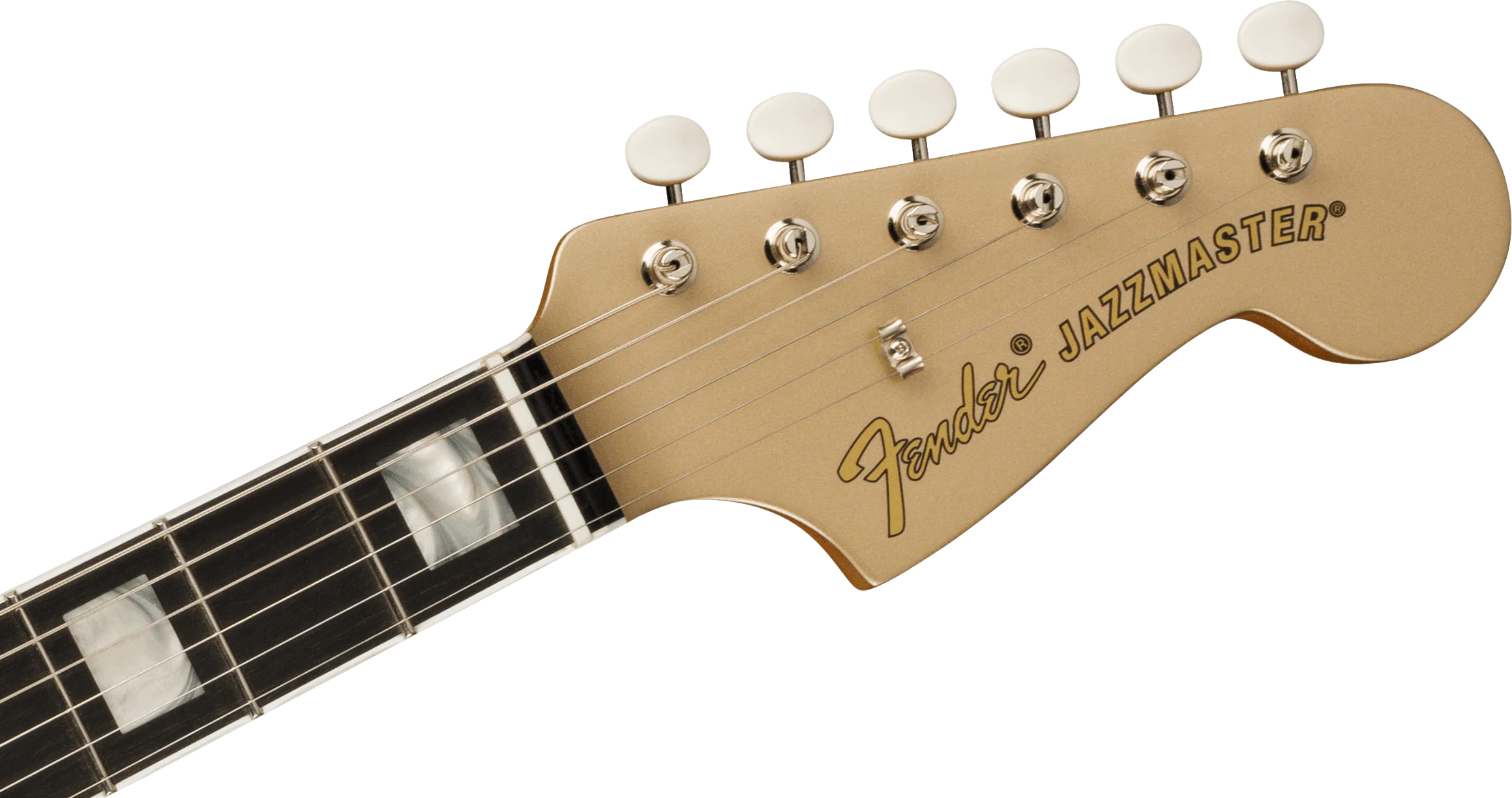 Guitarra Electrica Fender Jazzmaster Gold Foil Ebony Fingerboard, Shoreline Gold 0140701344 - Image 6